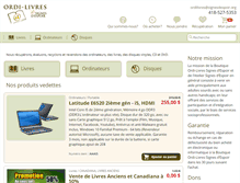 Tablet Screenshot of ordilivres.org